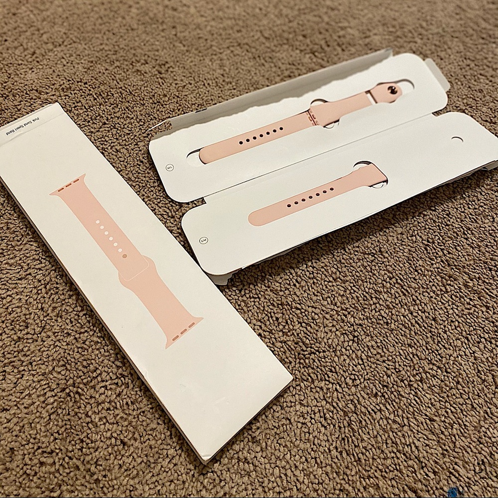 New Soft Baby Pink Apple Watch Band